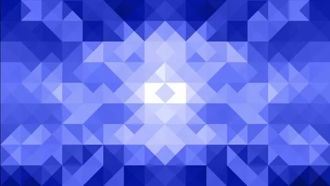 Animated polygon soft blue background. triangle geometric pattern motion Stock Footage 341297887