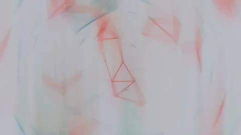 Animated Polygonal Lines And Dotes Geometric Molecular Background Stock Footage 118938615