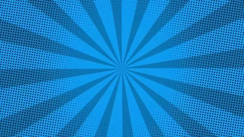 Animated Pop Art Background in Blue Color Stock Footage 304011147