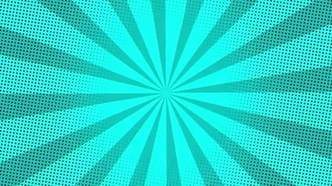 Animated Pop Art Background in Cyan Color Stock-Footage 304011142