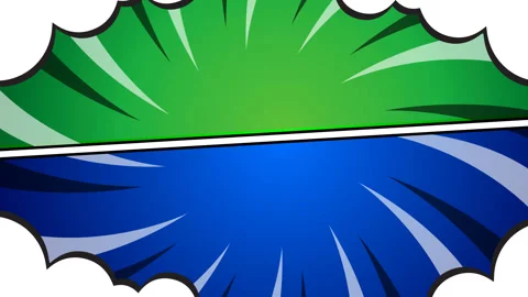 Animated pop art background for intro of your versus video. Stock Footage 332706852