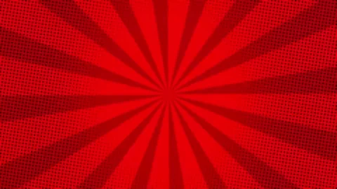 Animated Pop Art Background in Red Color Stock Footage 304010972