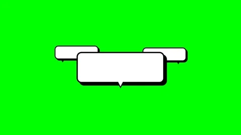 Animated Pop-up Text Boxes on Green Screen 库存影片 348191387
