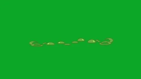 Animated Potion Bubbles Rising Green Screen Loop - Magic Cauldron Effect VFX Stock Footage 319405413