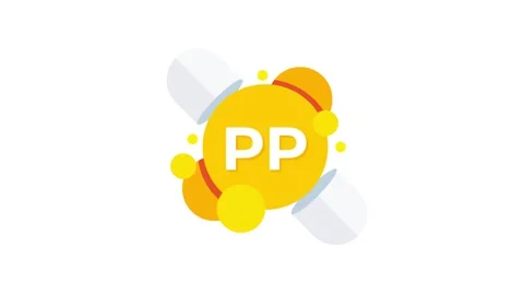 Animated PP logo with white and green screen background Stock Footage 309524023