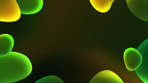 Animated presentation background featuring vibrant green and yellow fluid  Stock Footage 282787152