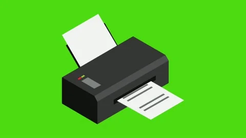Animated Printer Stock Footage 222735493