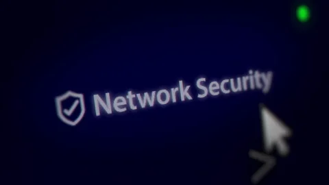 Animated Privacy with Network Security Concept on Black Background Stock Footage 259003760