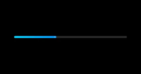 Animated Progress Bar Loading Video stock 328426676