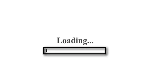 Animated progress loading bar set icon on a white color background. Stock Footage 256802442