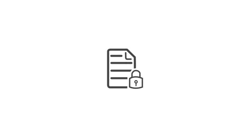 Animated protection icon Stock Footage 322669861