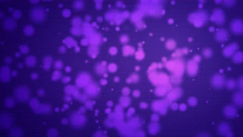Animated purple bokeh loop, seamless ethereal particles for magic dream Stock Footage 332739588