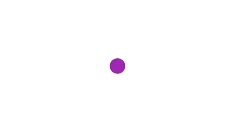 Animated Purple Loading Dot on White Background Vídeos de archivo 334370935