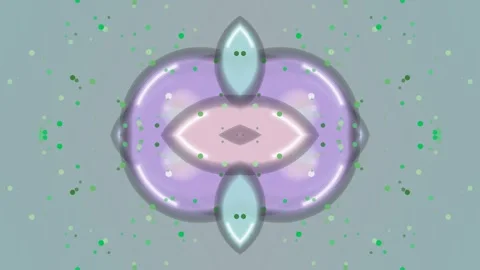 Animated Purple Logo with Eye Design. Video stock 330133022