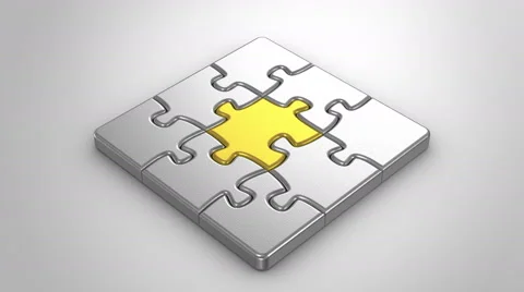 Animated Puzzles Stock Footage 57757681