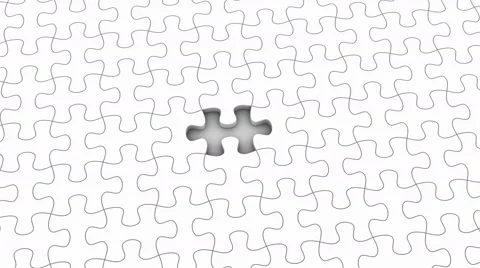 Animated Puzzles Stock Footage 61539010