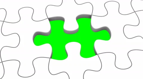 Animated Puzzles Stock Footage 61558763