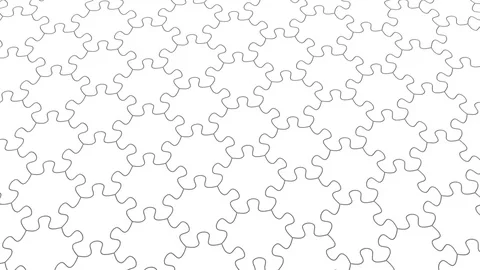 Animated Puzzles Stock Footage 69958242