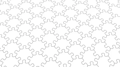 Animated Puzzles Stock Footage 69958352