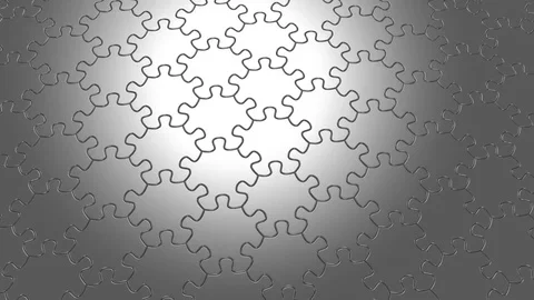 Animated Puzzles Stock Footage 69991950