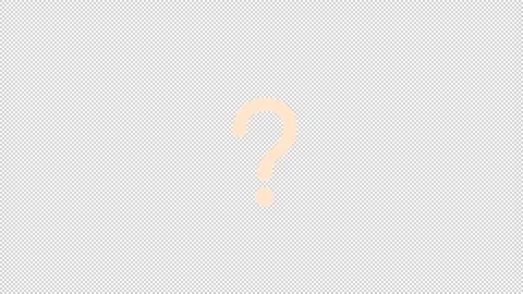 Animated question mark element Stock Footage 228281027