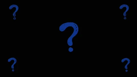 Animated question mark, exclamation mark Video stock 148536287