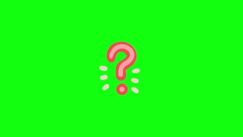 Animated Question Mark Icon Video stock 337275489