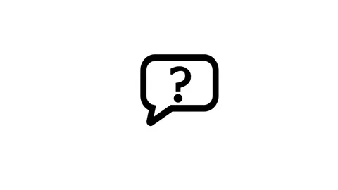 Animated question mark icon on white color background. Stock Footage 263802435