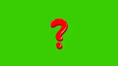 Animated Question Mark Motion Graphic Stock Footage 340607636