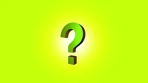Animated Question Mark. Questioning problem and ask sign on colorful gradie.. Stock Footage 293486460