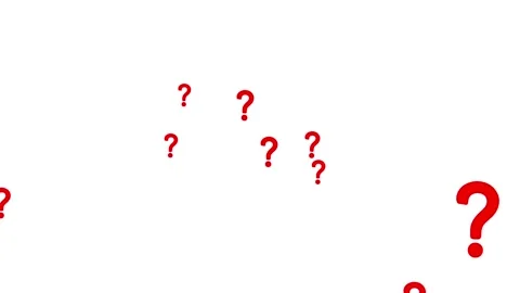 Animated Question Mark Sign Effect for overlay. 動画素材 336858901