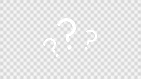 Animated question signs elements Vídeos de archivo 228732206