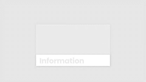 Animated Quote Panel with White Information Bar at the Bottom Видео 347216680