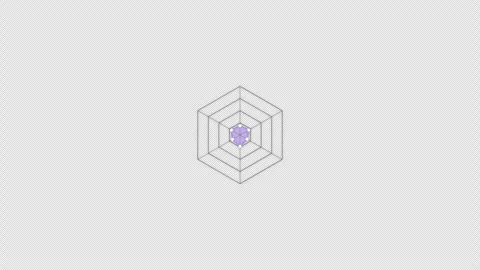 Animated Radar Spider Chart Overlay Alpha 4K Stock-Footage 339276400