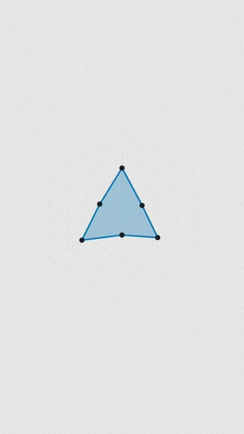 Animated Radar Spider Chart Spiked Cyan Overlay Alpha 4K Vertical 9x16 Light Vídeos de archivo 339507684