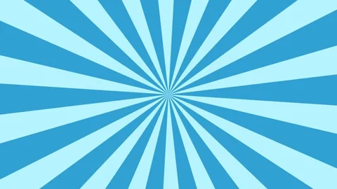 Animated Radiant Gradient Blue Sunburst Background Loop Stock Footage 308464483