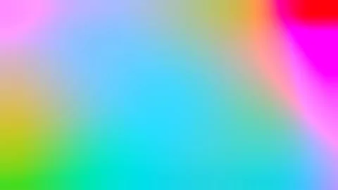 Animated rainbow gradient holographic blurred background in bright colors Stock Footage 132870239