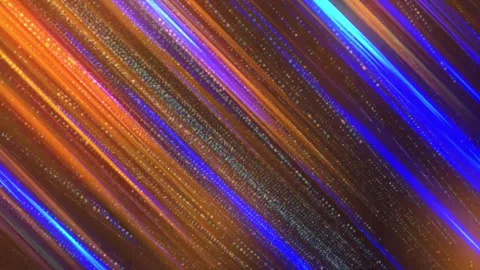 Animated Rainbow Particles and Lines Background. 스톡 동영상 296968709