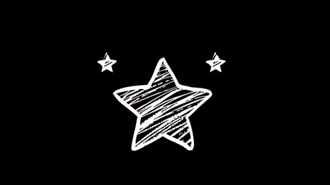Animated Rating Stars Icon Loop Stock Footage 309368806