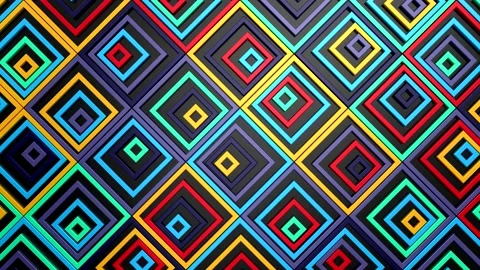 Animated Rectangles Background Video stock 198337336
