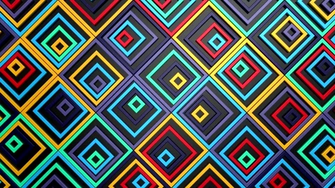 Animated Rectangles Background Stock Footage 198509409