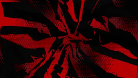 Animated red and black background with pixel dither bitmap texture Stock Footage 300936863