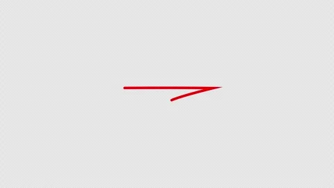 Animated red arrow moving video Stock Footage 330454542