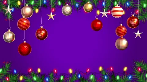 Animated red ball and green frame. Stock Footage 257096464