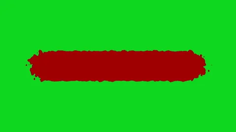 An animated red bar appears and disappears on a green background, creating .. Stock Footage 311571185