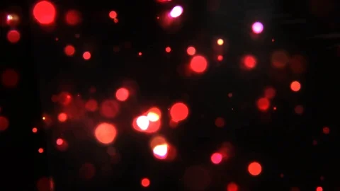 Animated Red Bokeh Effect Stock Footage 100933229