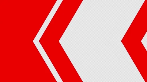 Animated Red Chevron Arrows Moving Right on Black Background Stockbeeldmateriaal 347006445