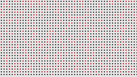 Animated Red Halftone Dot Pattern Background with Retro Print Texture Vidéo 330987898