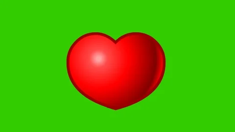 Animated Red Heart Motion Stock Footage 278343222