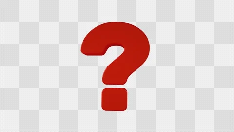 Animated Red Question Mark Stock Footage 270681949